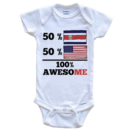 Half Costa Rican Half American Baby Onesie