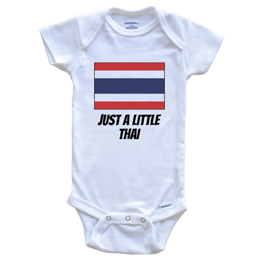Just A Little Thai Cute Thailand Flag Baby Onesie