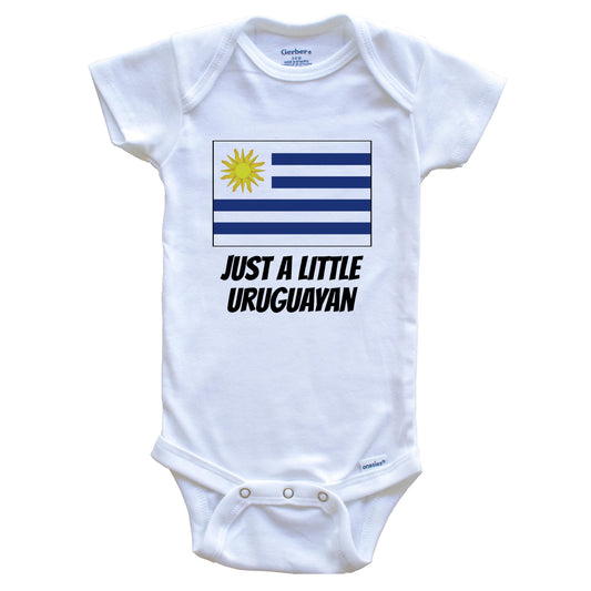 Just A Little Uruguayan Cute Uruguay Flag Baby Onesie