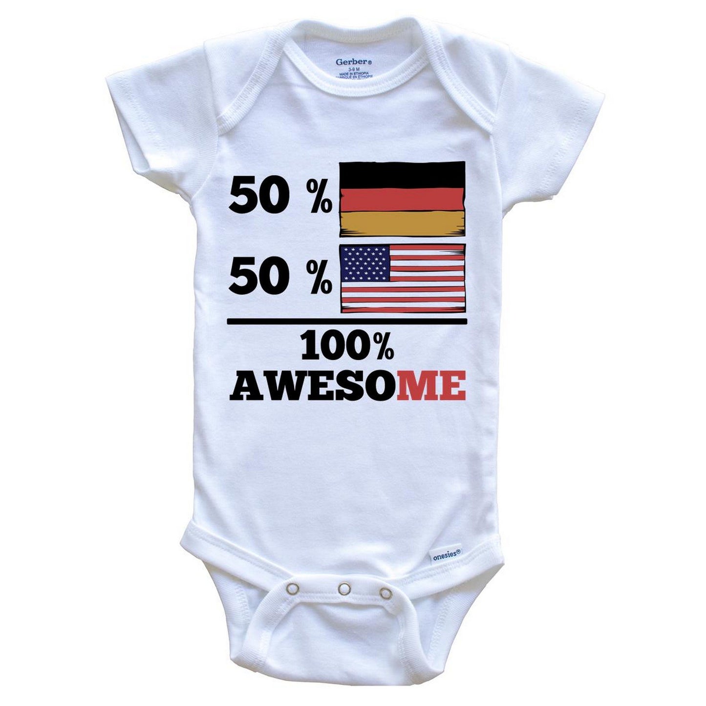 Half German Half American Baby Onesie