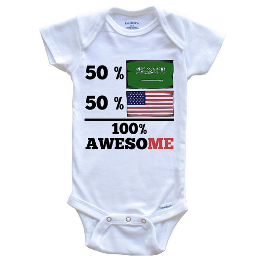 Half Saudi Arabian Half American Baby Onesie