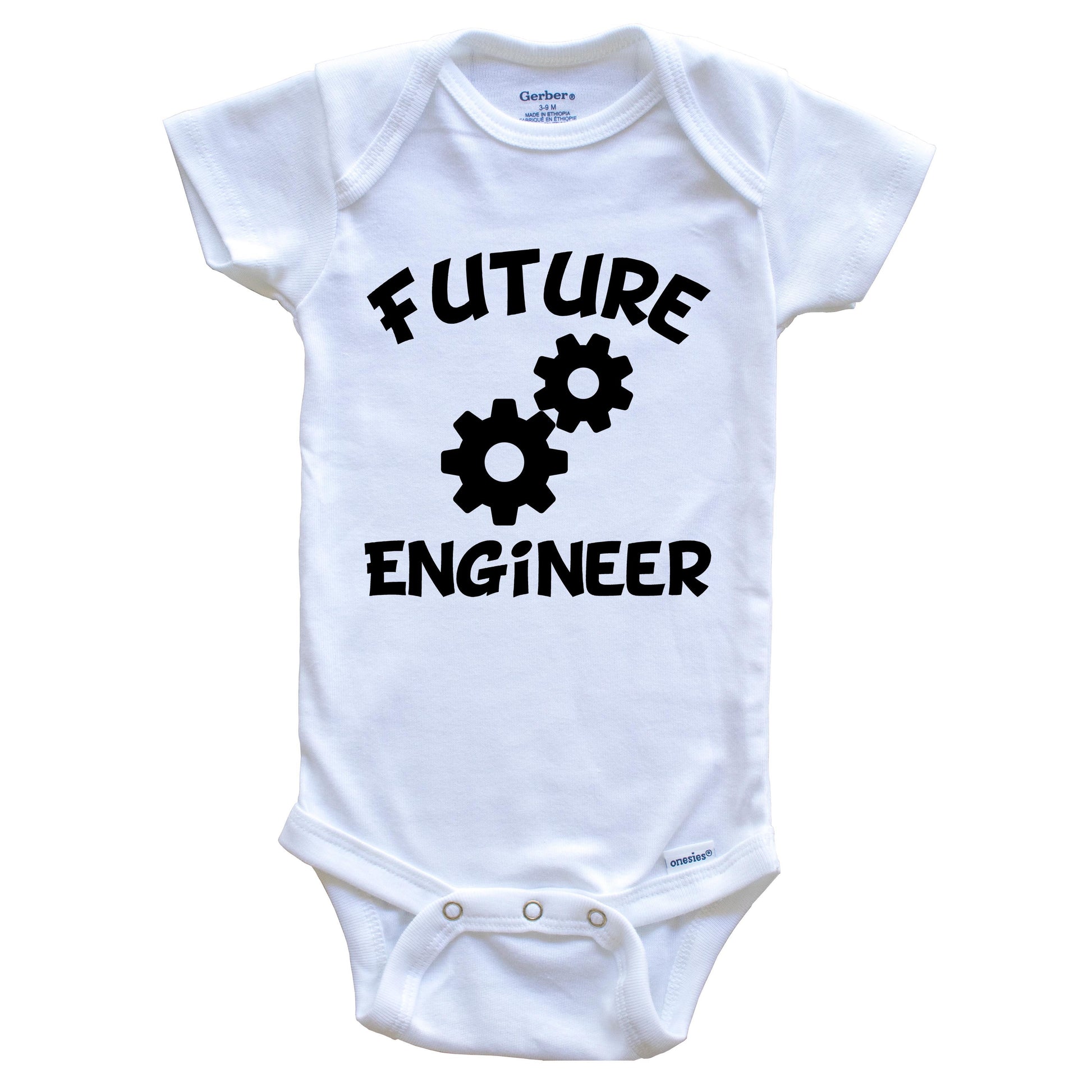 Future Engineer Cute Engineering Baby Onesie - One Piece Baby Bodysuit