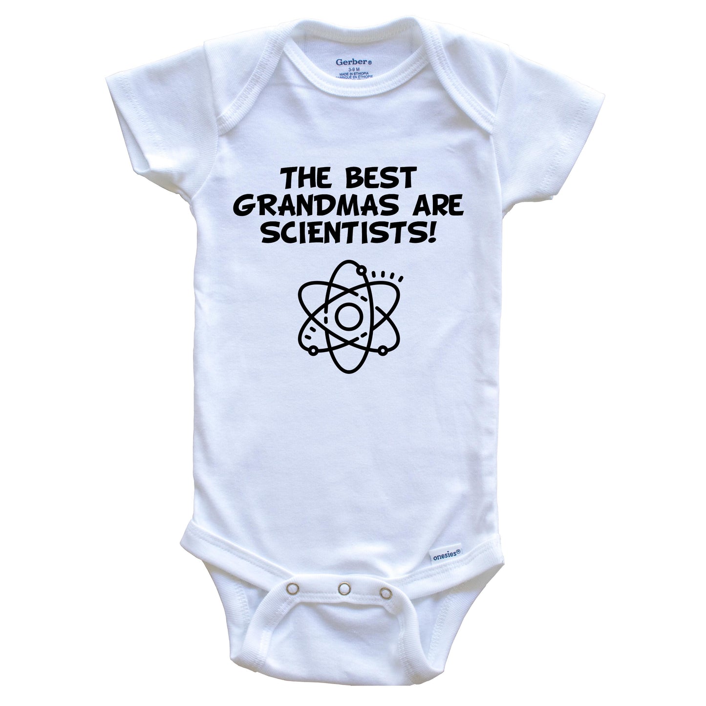 The Best Grandmas Are Scientists Funny Grandchild Baby Onesie