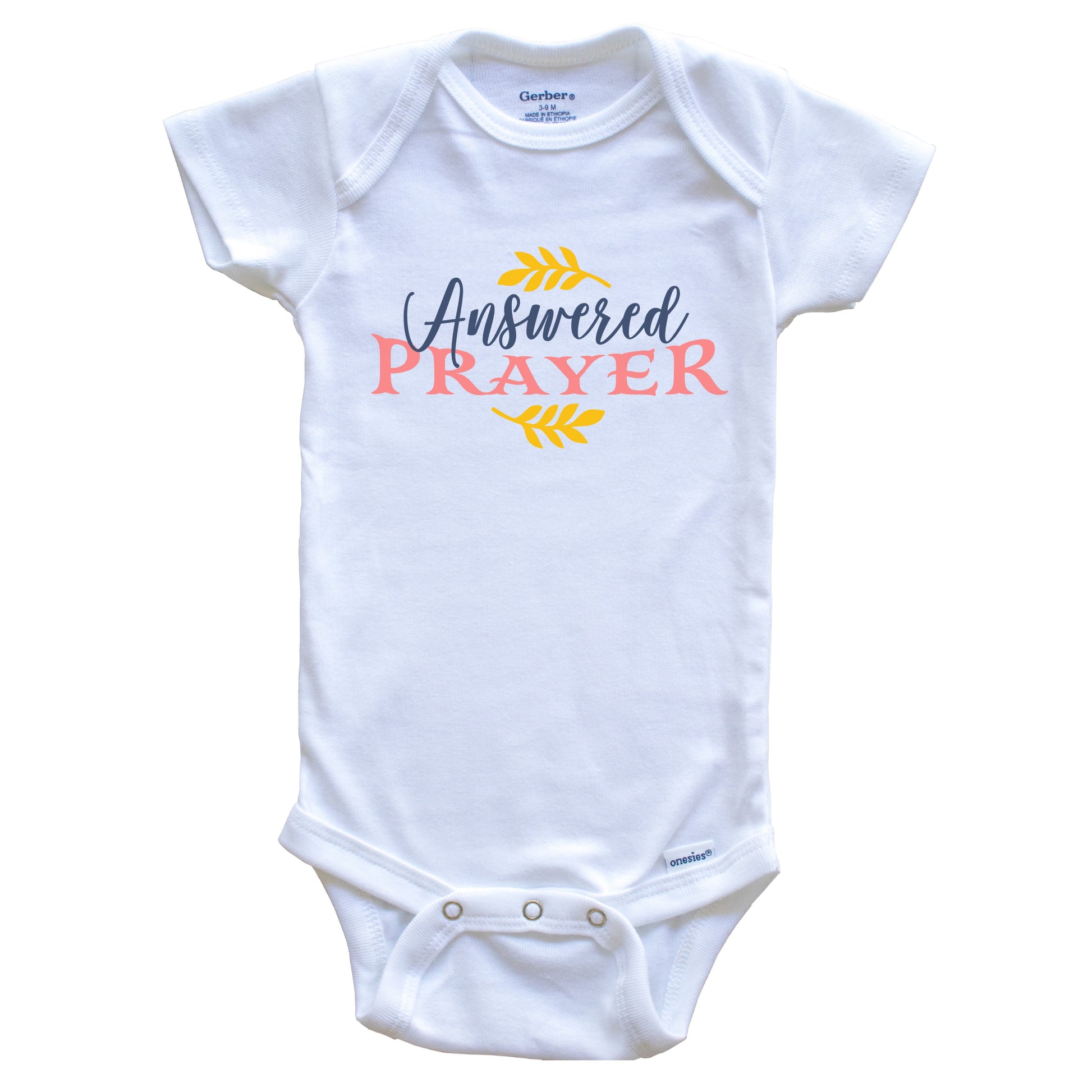 Answered Prayer Cute Baby Onesie - Baby Bodysuit