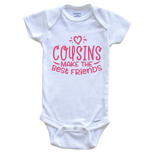Cousins Make The Best Friends Cute Baby Onesie - Baby Bodysuit