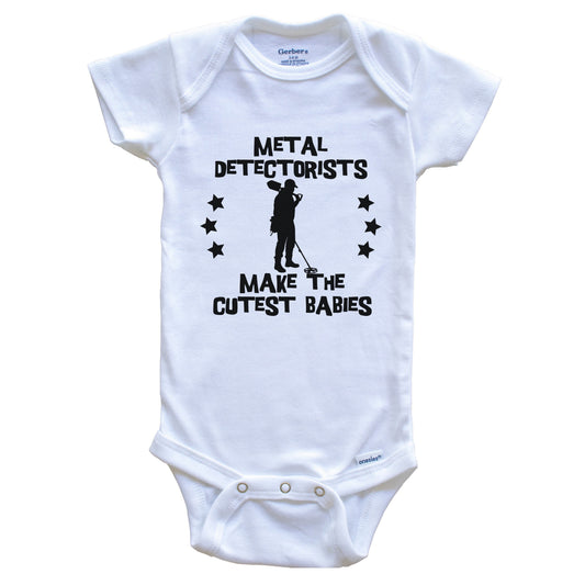 Metal Detectorists Make The Cutest Babies Funny Metal Detecting Baby Bodysuit