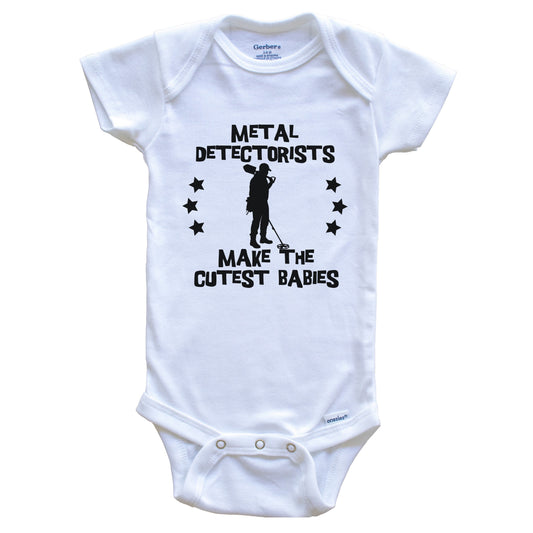 Metal Detectorists Make The Cutest Babies Funny Metal Detecting Baby Bodysuit