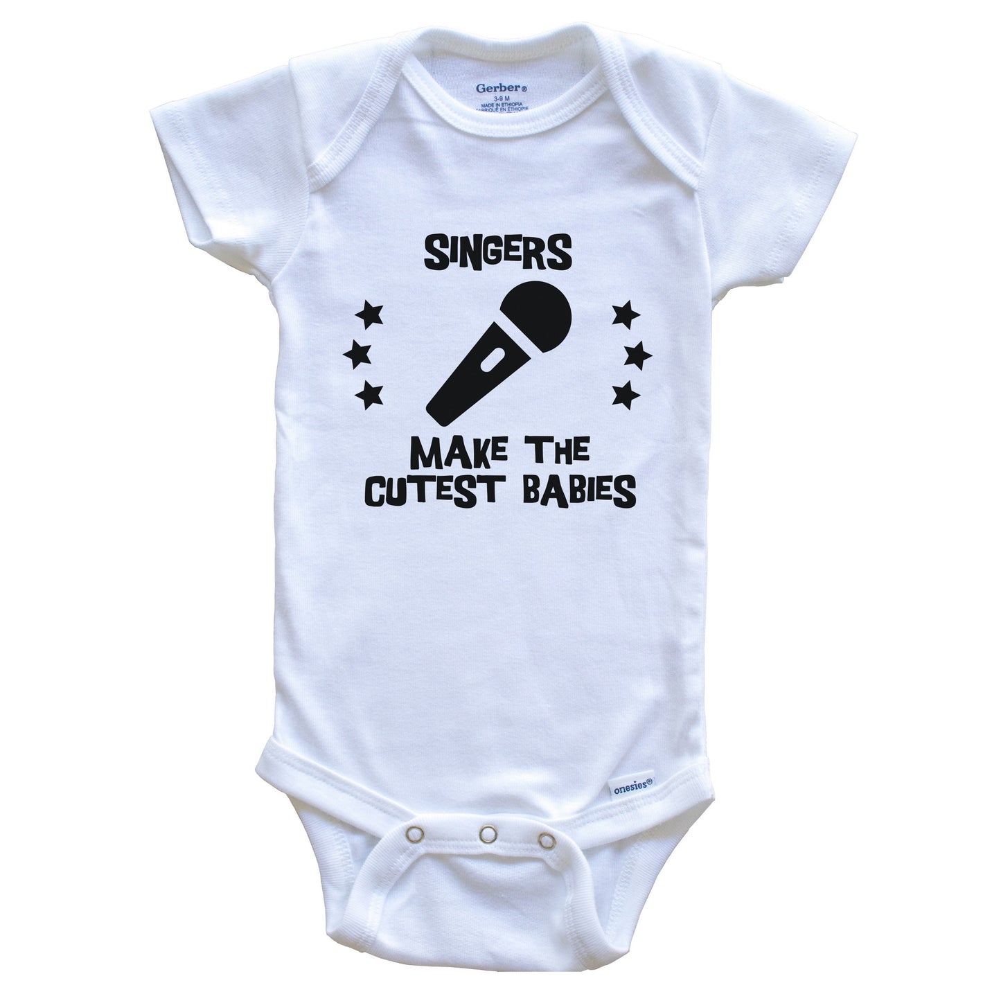 Singers Make The Cutest Babies Funny Singing Baby Bodysuit