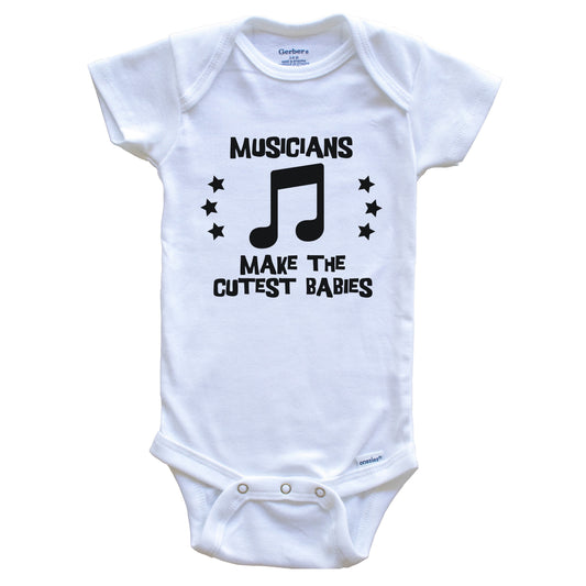 Musicians Make The Cutest Babies Funny Music Baby Bodysuit