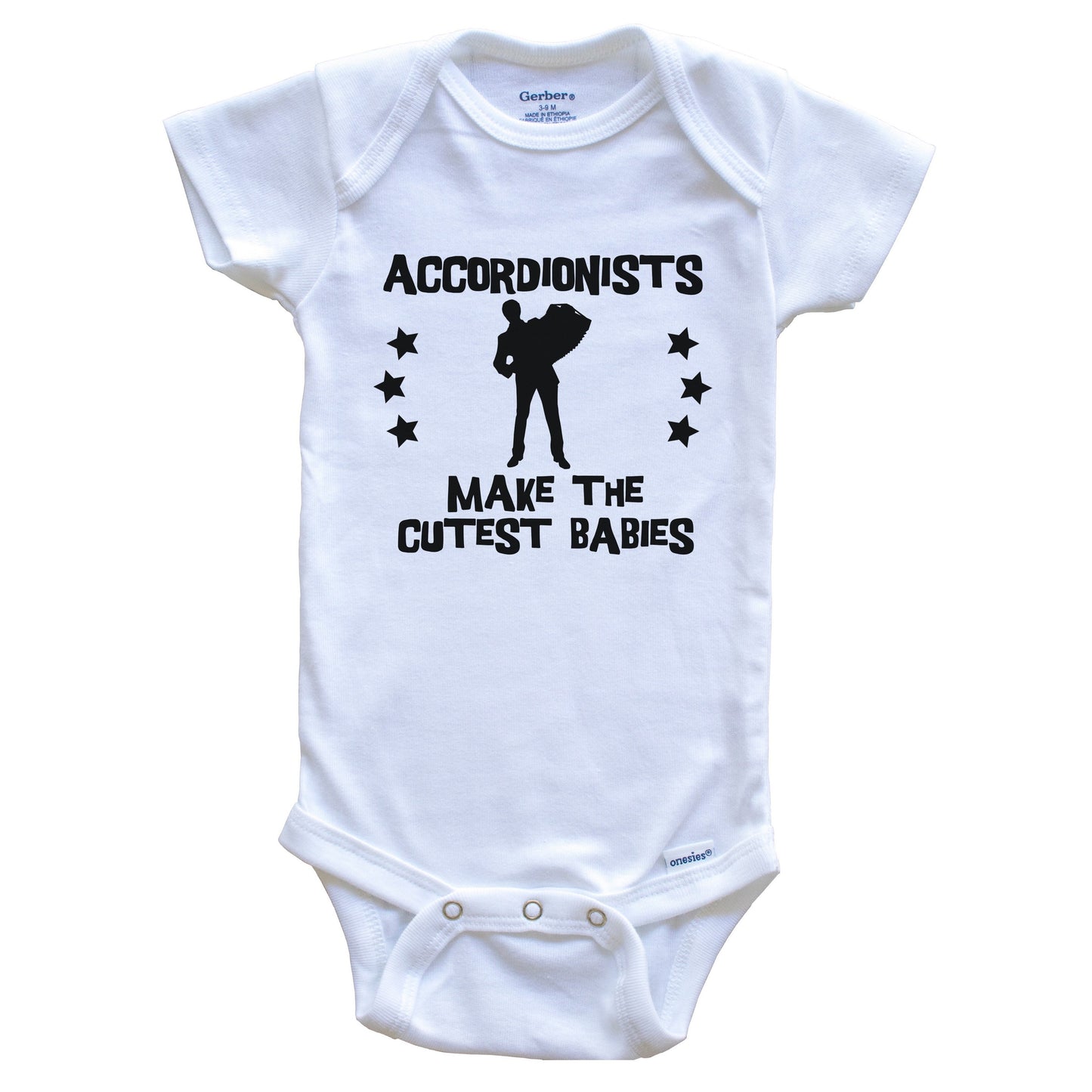 Accordionists Make The Cutest Babies Funny Accordion Baby Bodysuit