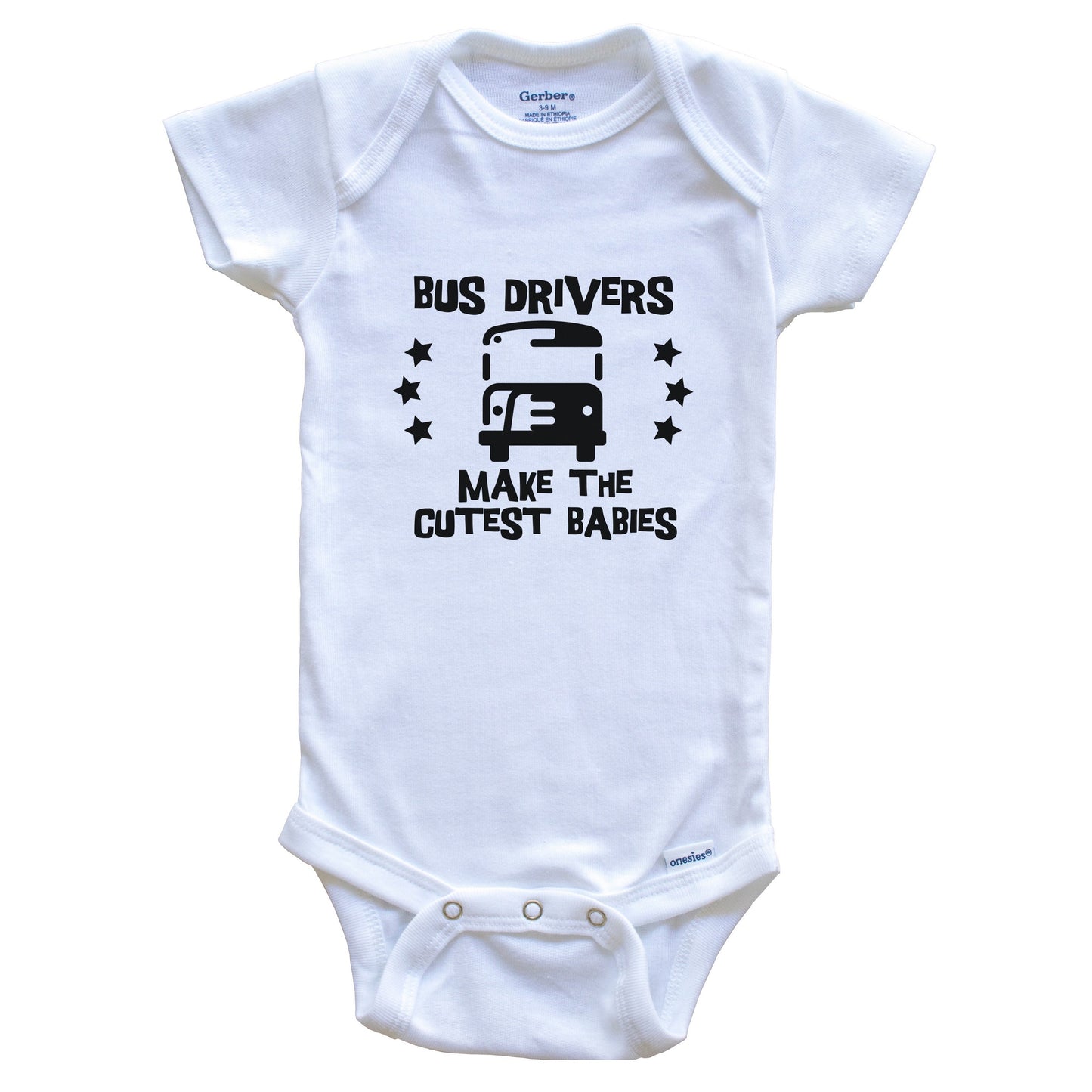 Bus Drivers Make The Cutest Babies Funny Bus Driver Baby Bodysuit