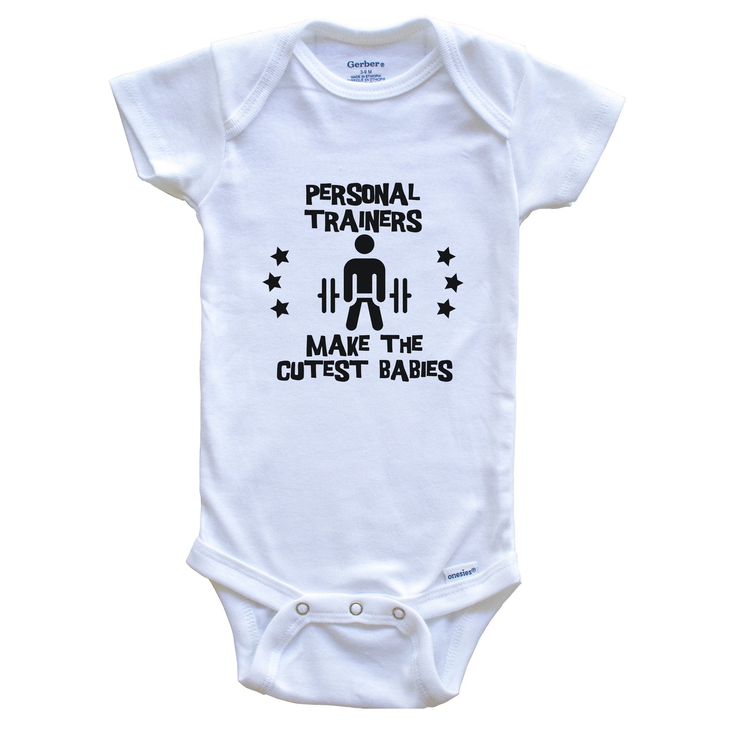 Personal Trainers Make The Cutest Babies Funny Personal Trainer Baby Bodysuit