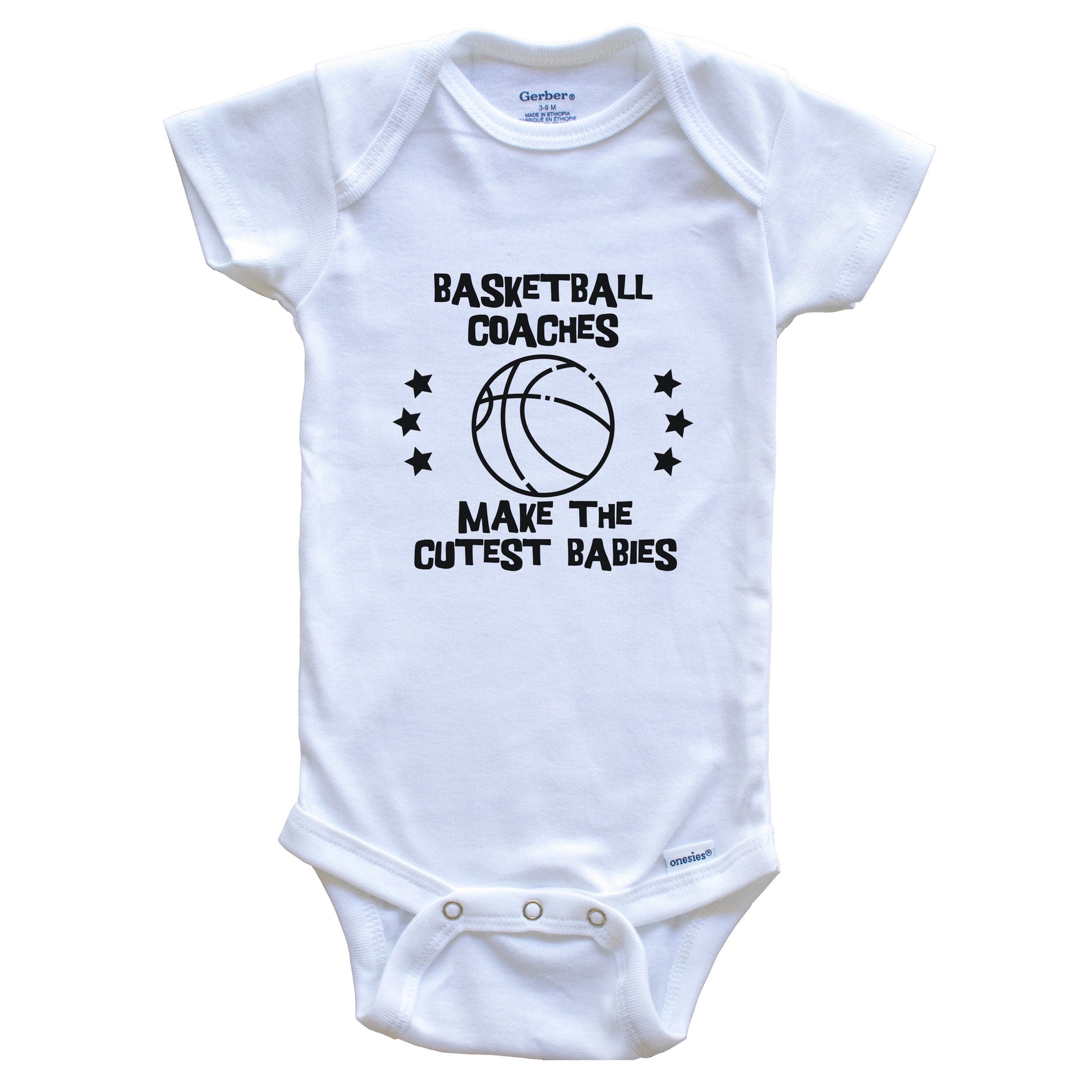 Basketball Coaches Make The Cutest Babies Funny Basketball Baby Bodysuit