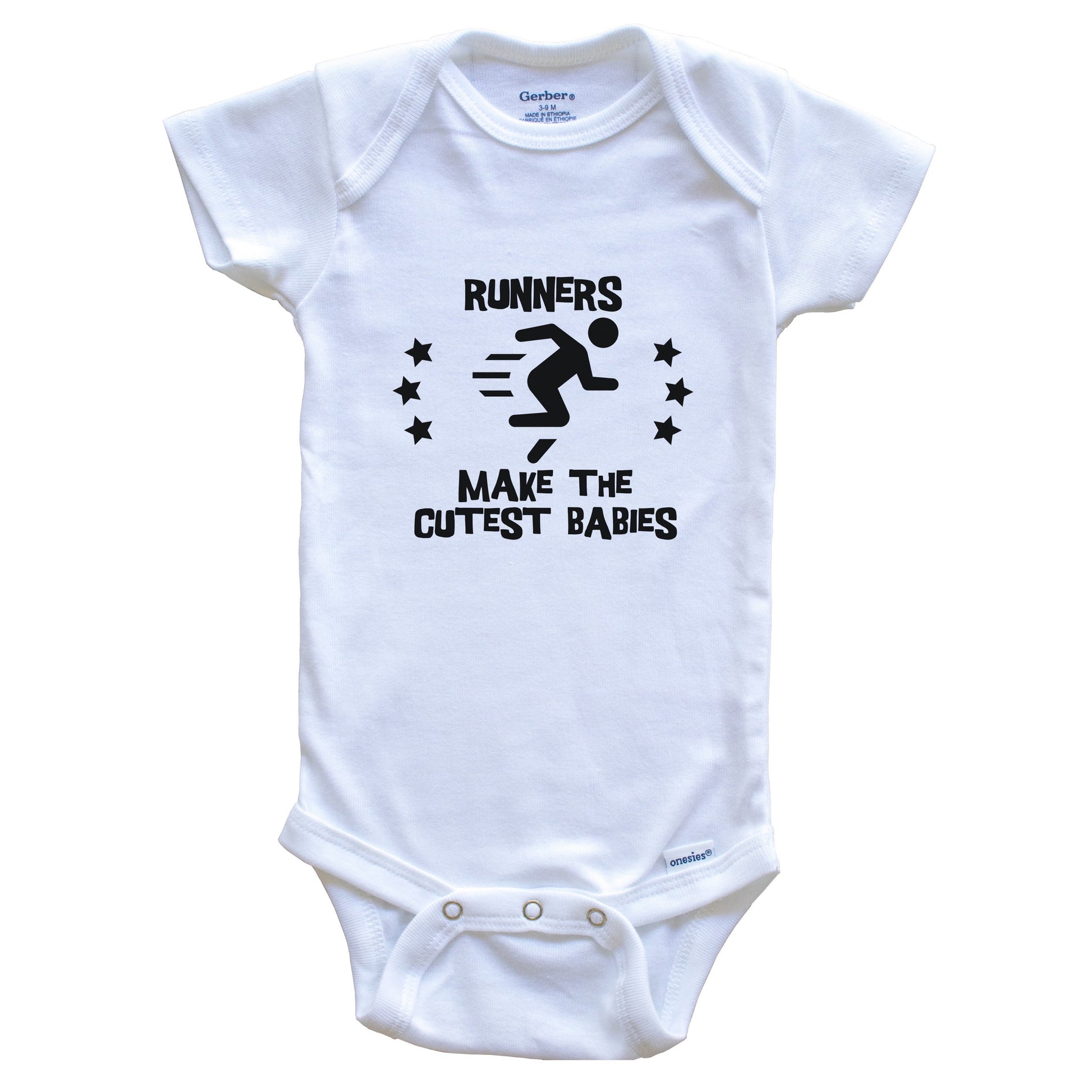 Runners Make The Cutest Babies Funny Running Baby Bodysuit