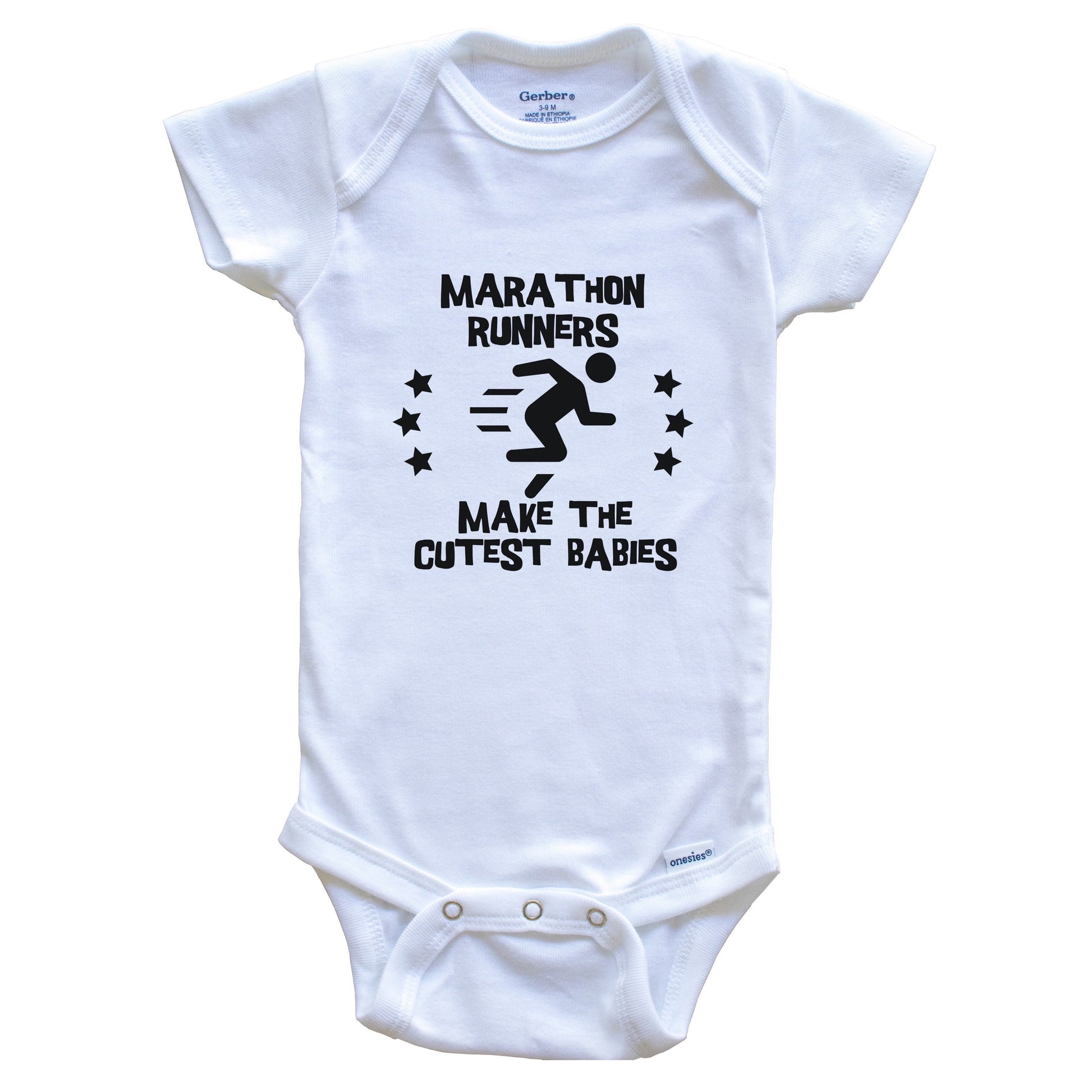 Marathon Runners Make The Cutest Babies Funny Running Baby Bodysuit