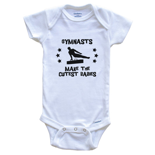 Gymnasts Make The Cutest Babies Funny Gymnastics Baby Bodysuit