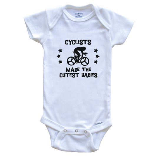 Cyclists Make The Cutest Babies Funny Cycling Baby Bodysuit