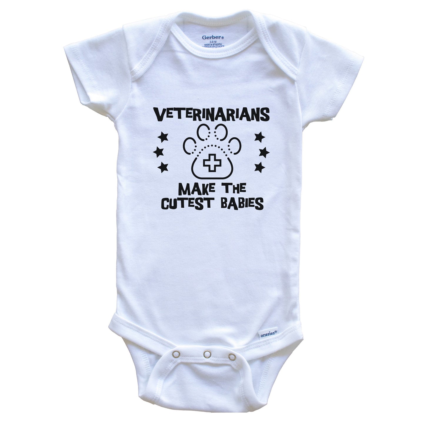 Veterinarians Make The Cutest Babies Funny Veterinarian Baby Bodysuit