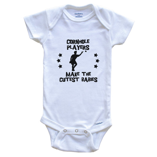 Cornhole Players Make The Cutest Babies Funny Cornhole Baby Bodysuit