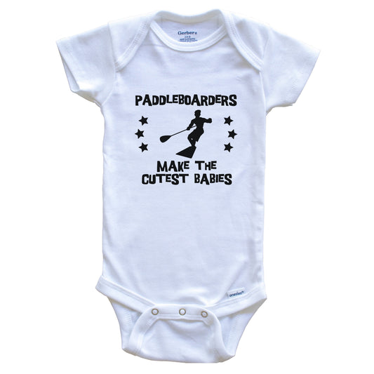 Paddleboarders Make The Cutest Babies Funny Paddleboarding Baby Bodysuit
