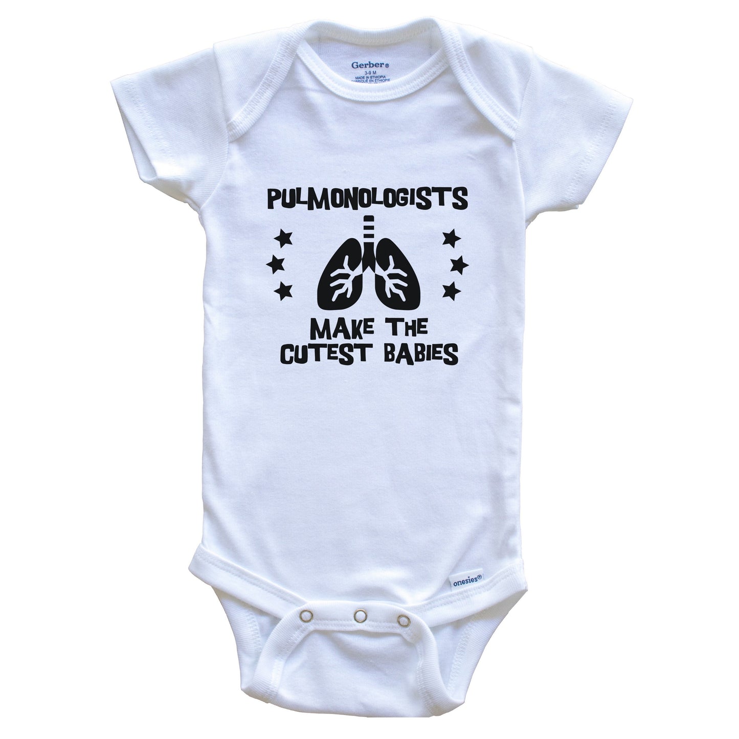 Pulmonologists Make The Cutest Babies Funny Doctor Baby Bodysuit