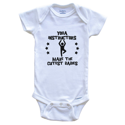 Yoga Instructors Make The Cutest Babies Funny Yoga Baby Bodysuit