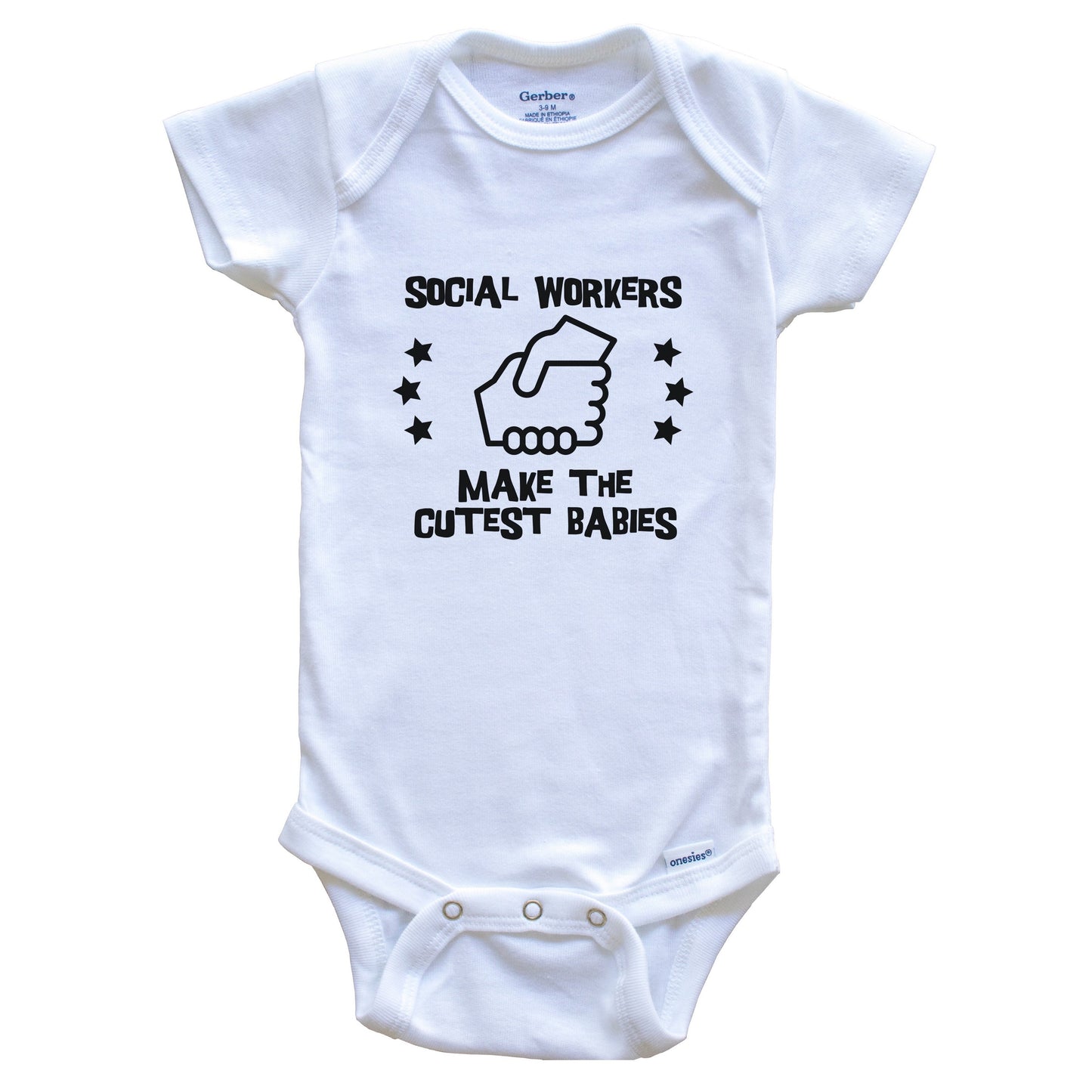 Social Workers Make The Cutest Babies Funny Social Work Baby Bodysuit