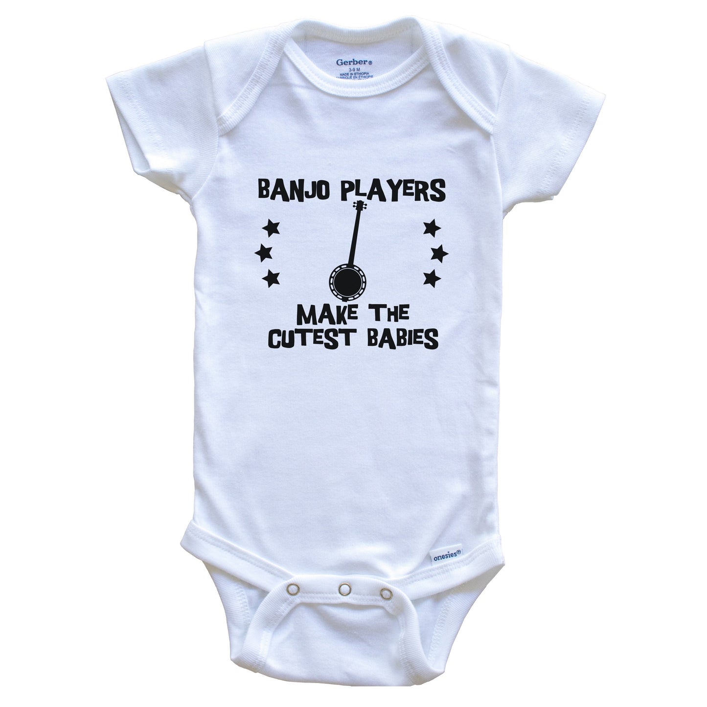 Banjo Players Make The Cutest Babies Funny Banjo Baby Bodysuit