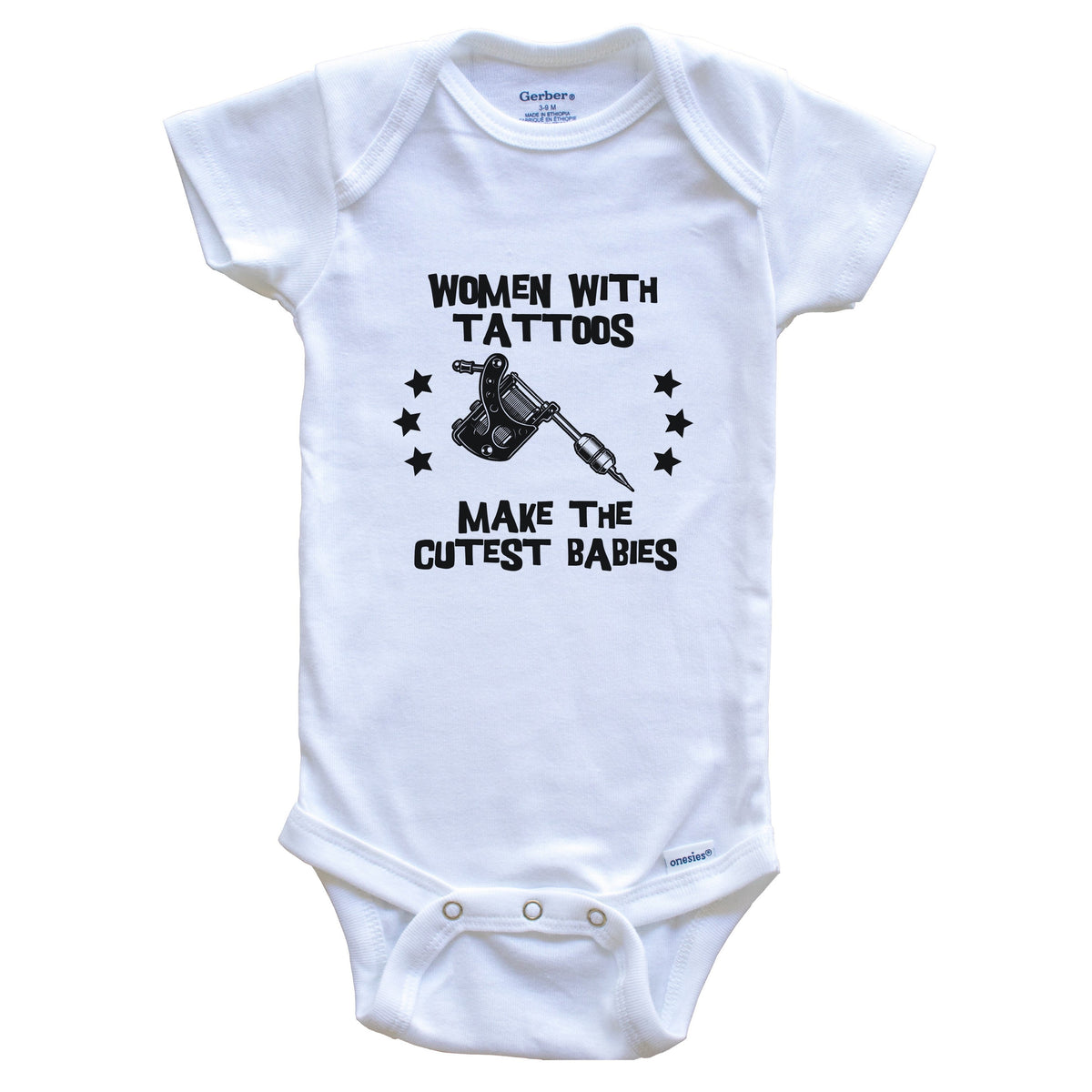 Women With Tattoos Make The Cutest Babies Funny Tattoo Baby Bodysuit