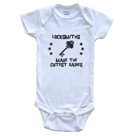 Locksmiths Make The Cutest Babies Funny Locksmith Baby Bodysuit