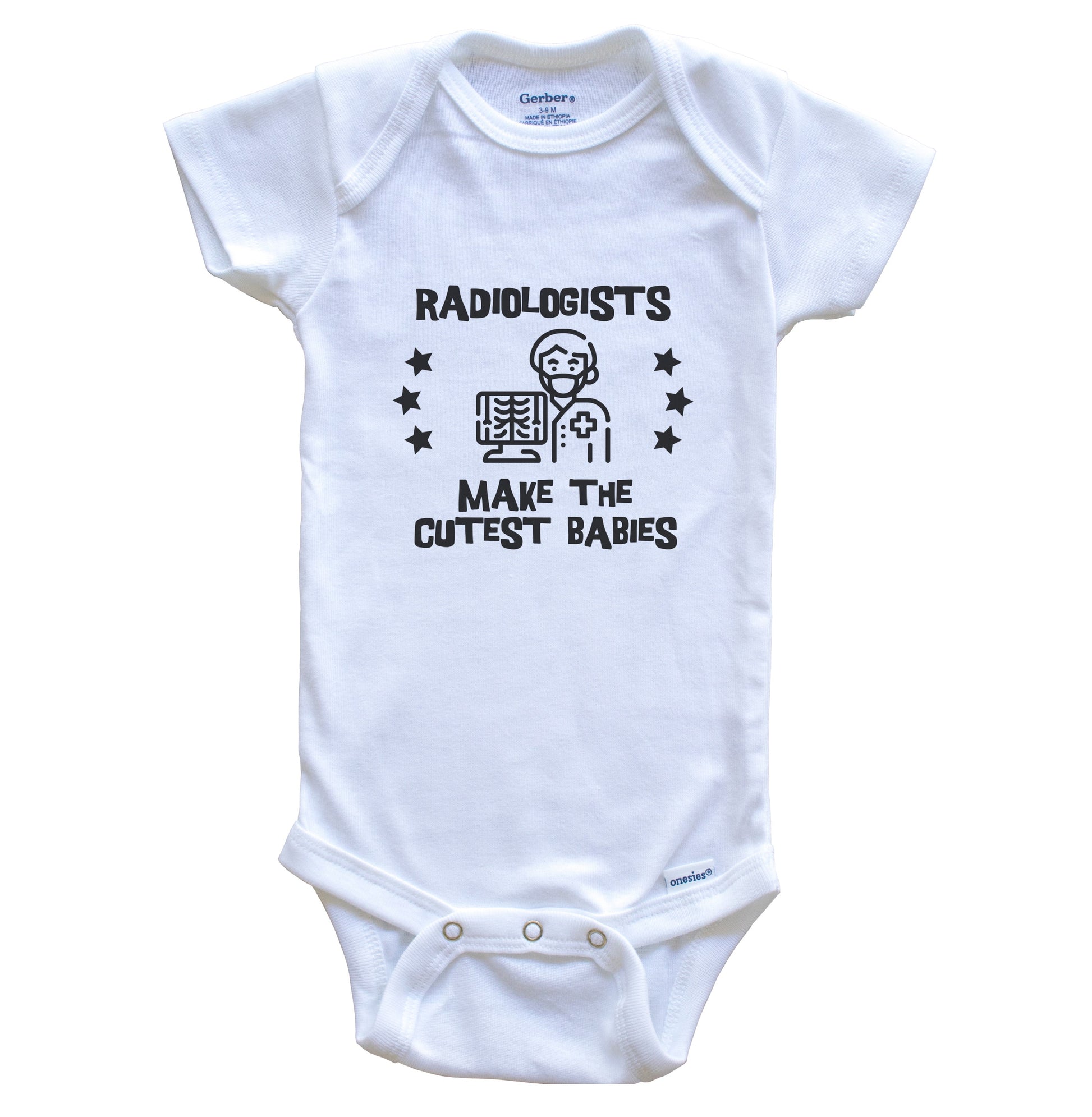 Radiologists Make The Cutest Babies Funny Radiology Baby Bodysuit