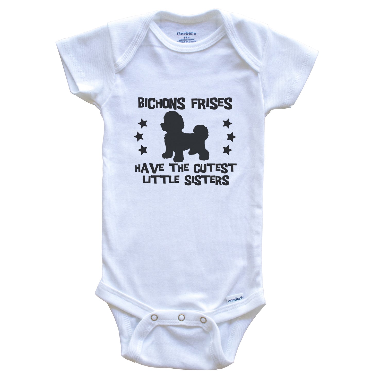 Bichons Frises Have The Cutest Little Sisters Funny Bichon Frise Baby Bodysuit