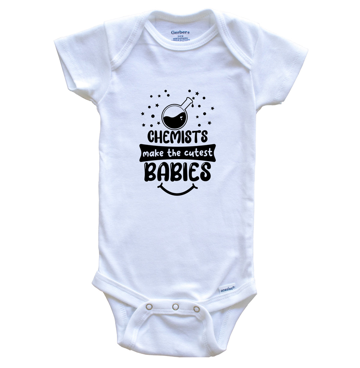 Chemists Make The Cutest Babies Funny Chemist One Piece Baby Bodysuit