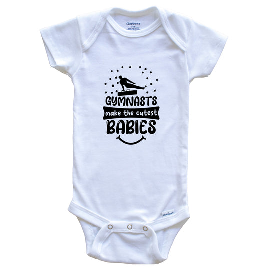 Gymnasts Make The Cutest Babies Funny Gymnastics One Piece Baby Bodysuit
