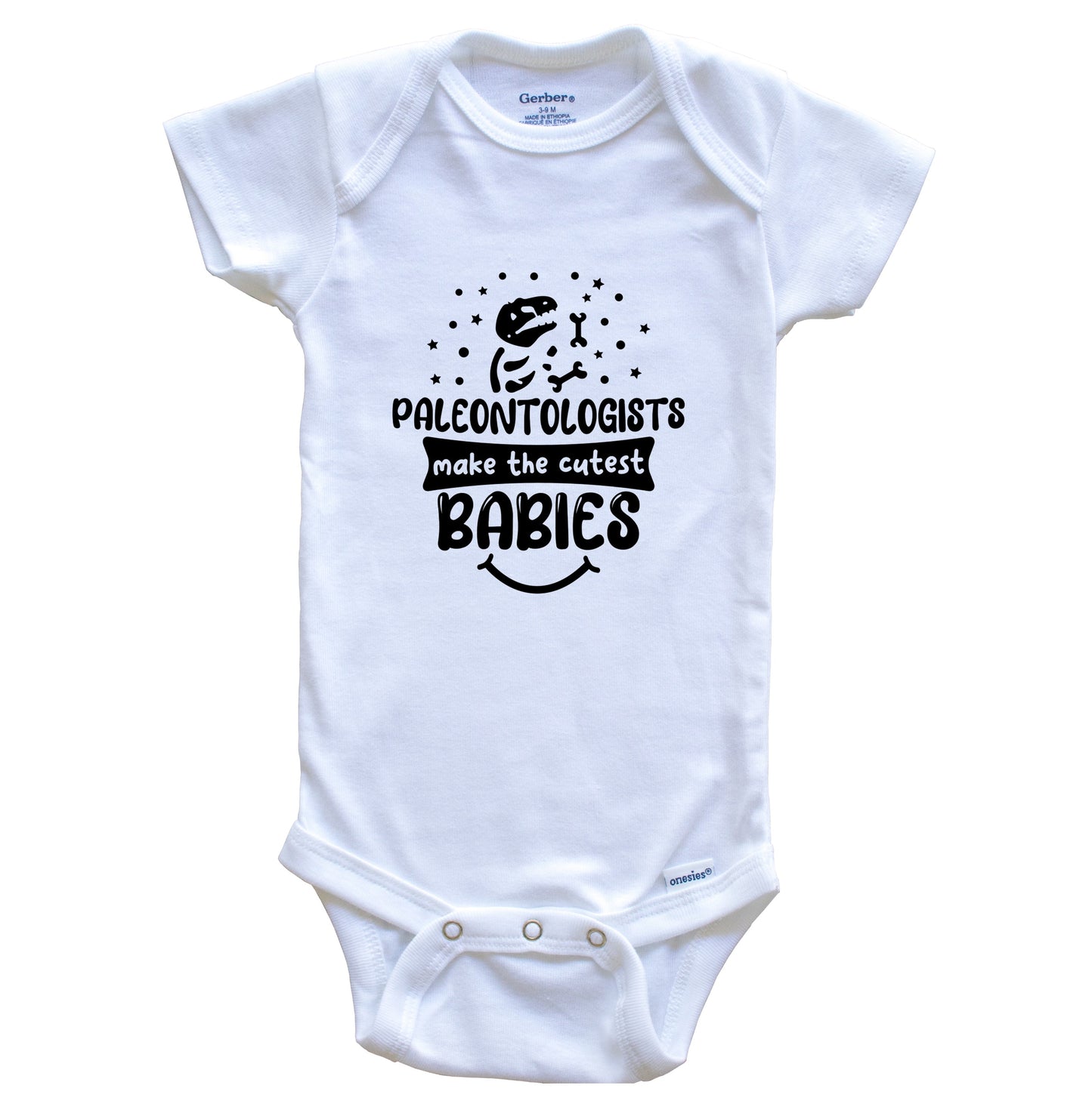 Paleontologists Make The Cutest Babies Funny Paleontology One Piece Baby Bodysuit