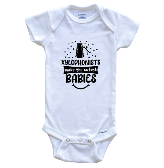 Xylophonists Make The Cutest Babies Funny Xylophone One Piece Baby Bodysuit