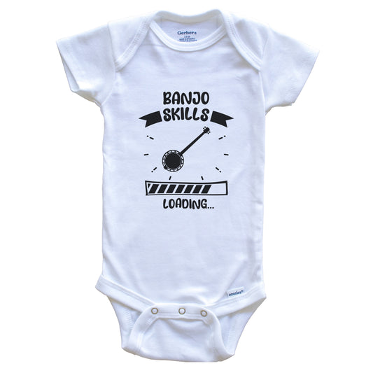 Banjo Skills Loading Funny Banjo Baby Bodysuit