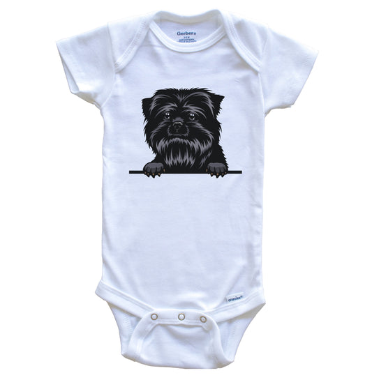 Affenpinscher Dog Breed Cute One Piece Baby Bodysuit