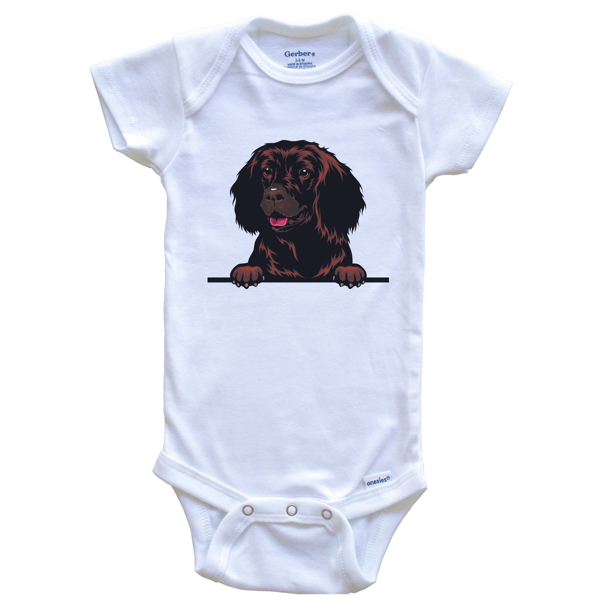 American Water Spaniel Dog Breed Cute One Piece Baby Bodysuit
