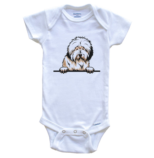 Bobtail Dog Breed Cute One Piece Baby Bodysuit