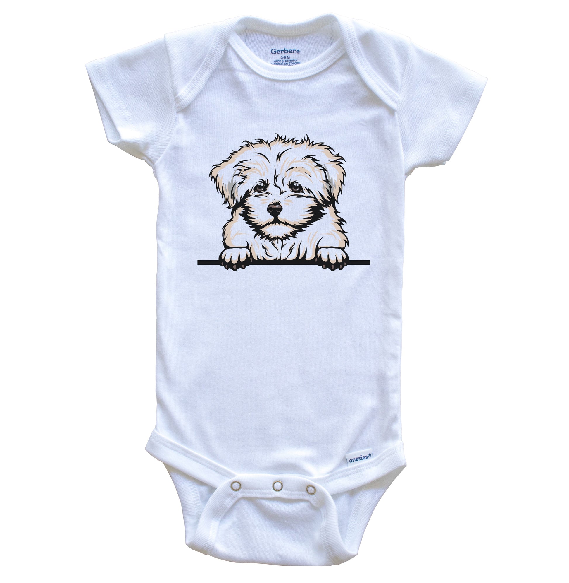 Bolonka Zwetna Dog Breed Cute One Piece Baby Bodysuit