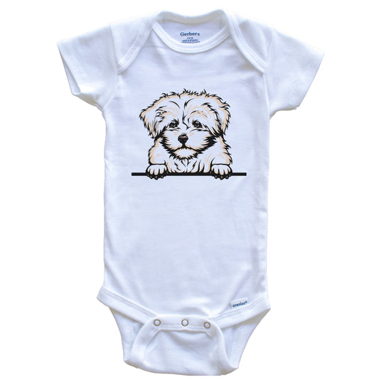 Bolonka Zwetna Dog Breed Cute One Piece Baby Bodysuit