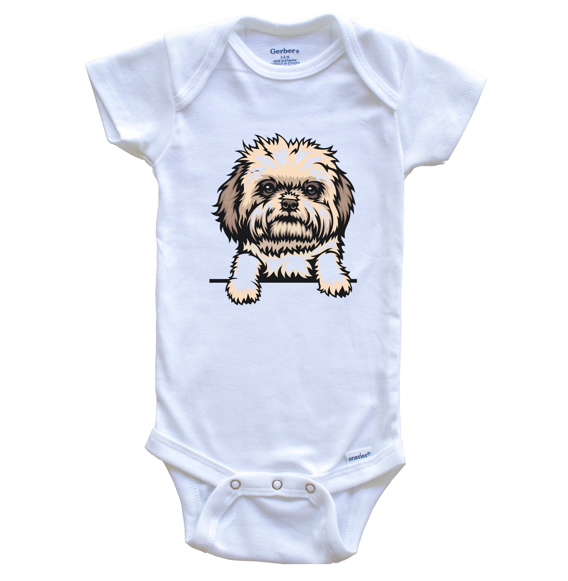 Bolonka Zwetna Dog Breed Cute One Piece Baby Bodysuit v2