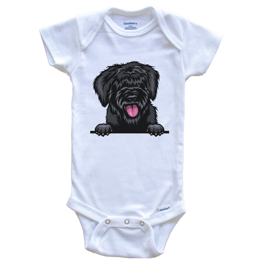 Bouvier des Flandres Dog Breed Cute One Piece Baby Bodysuit