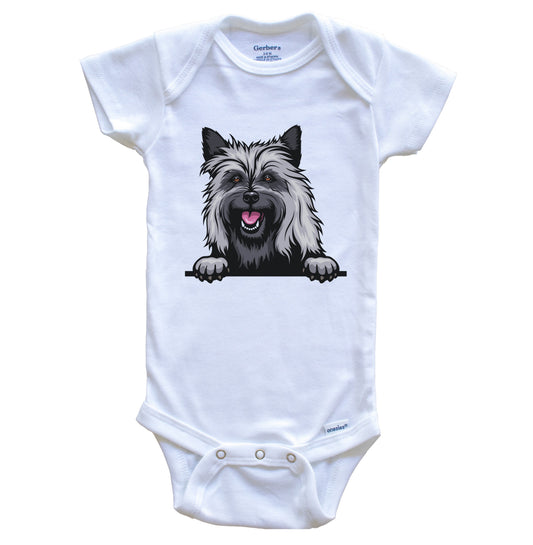 Cairn Terrier Dog Breed Cute One Piece Baby Bodysuit
