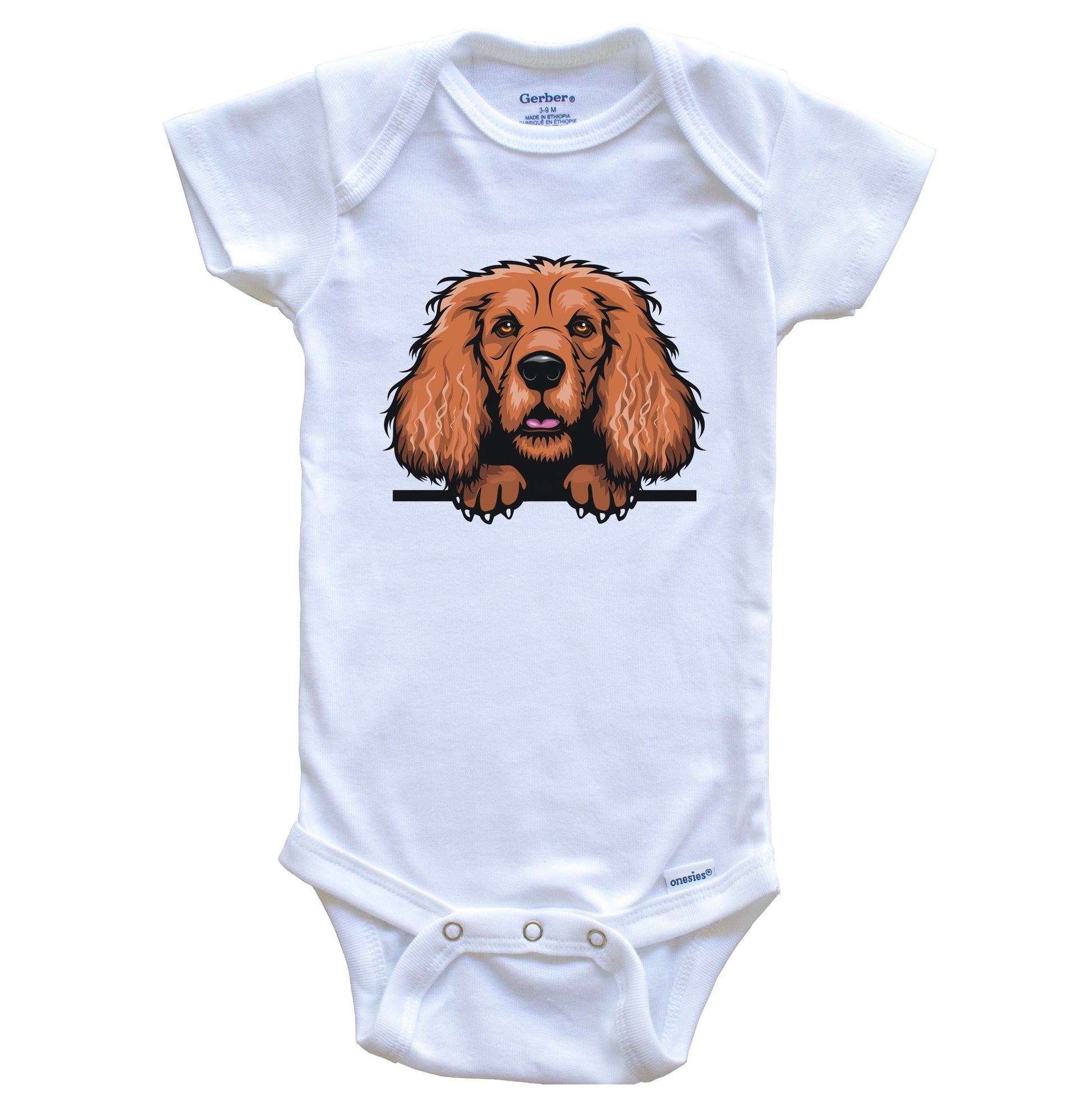 Cocker Spaniel Dog Breed Cute One Piece Baby Bodysuit