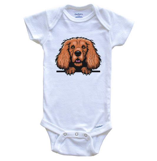 Cocker Spaniel Dog Breed Cute One Piece Baby Bodysuit