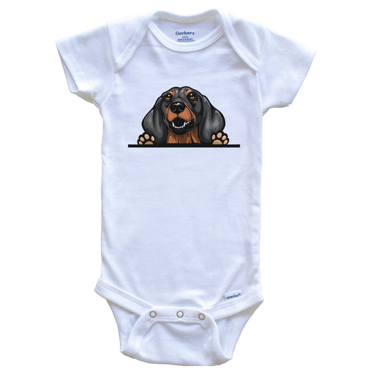 Dachshund Dog Breed Cute One Piece Baby Bodysuit