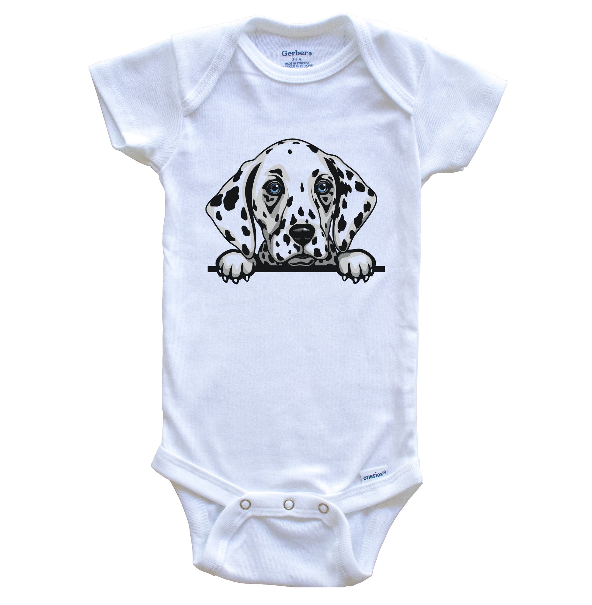 Dalmatian Dog Breed Cute One Piece Baby Bodysuit