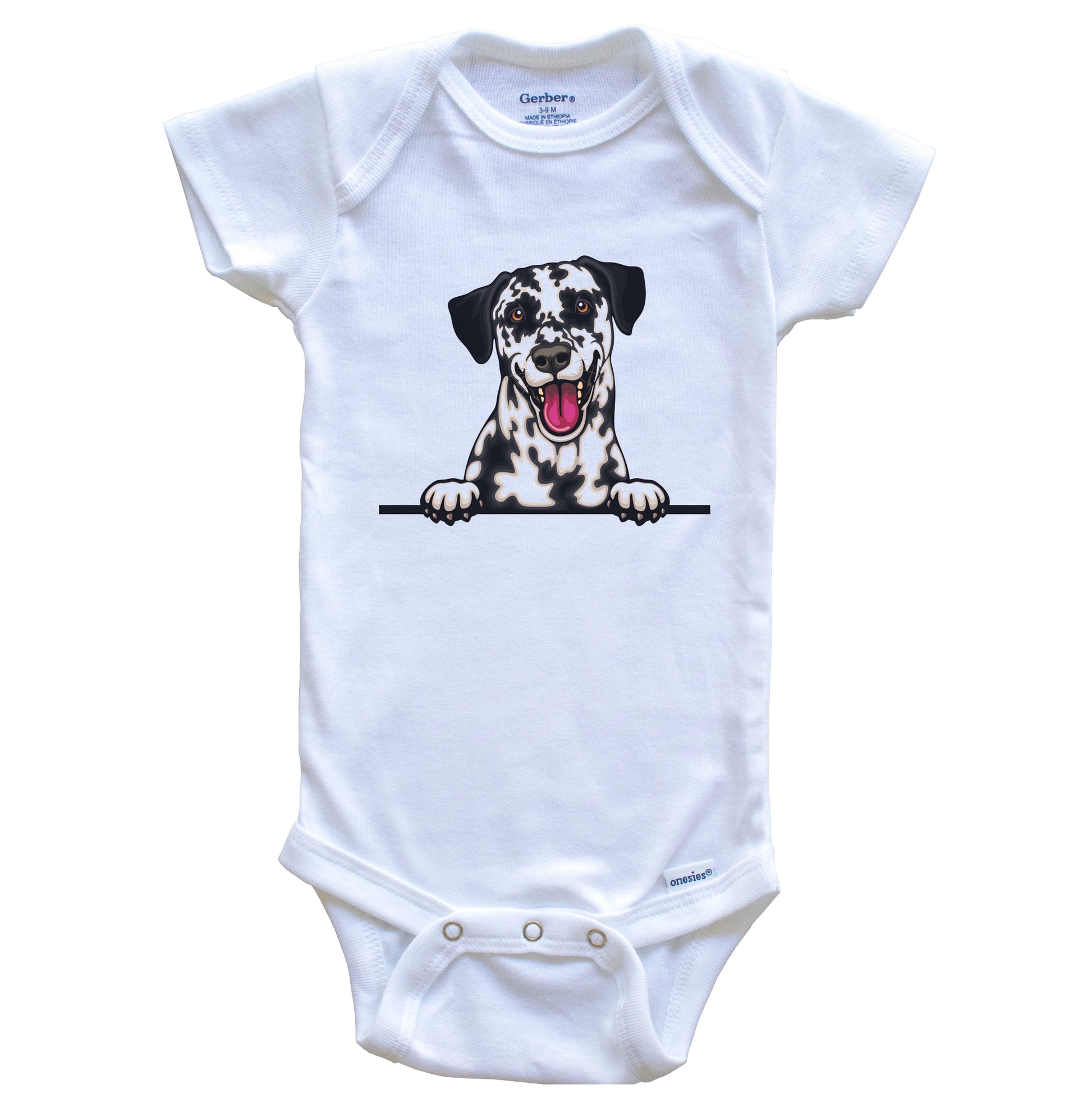 Dalmatian Dog Breed Cute One Piece Baby Bodysuit v2